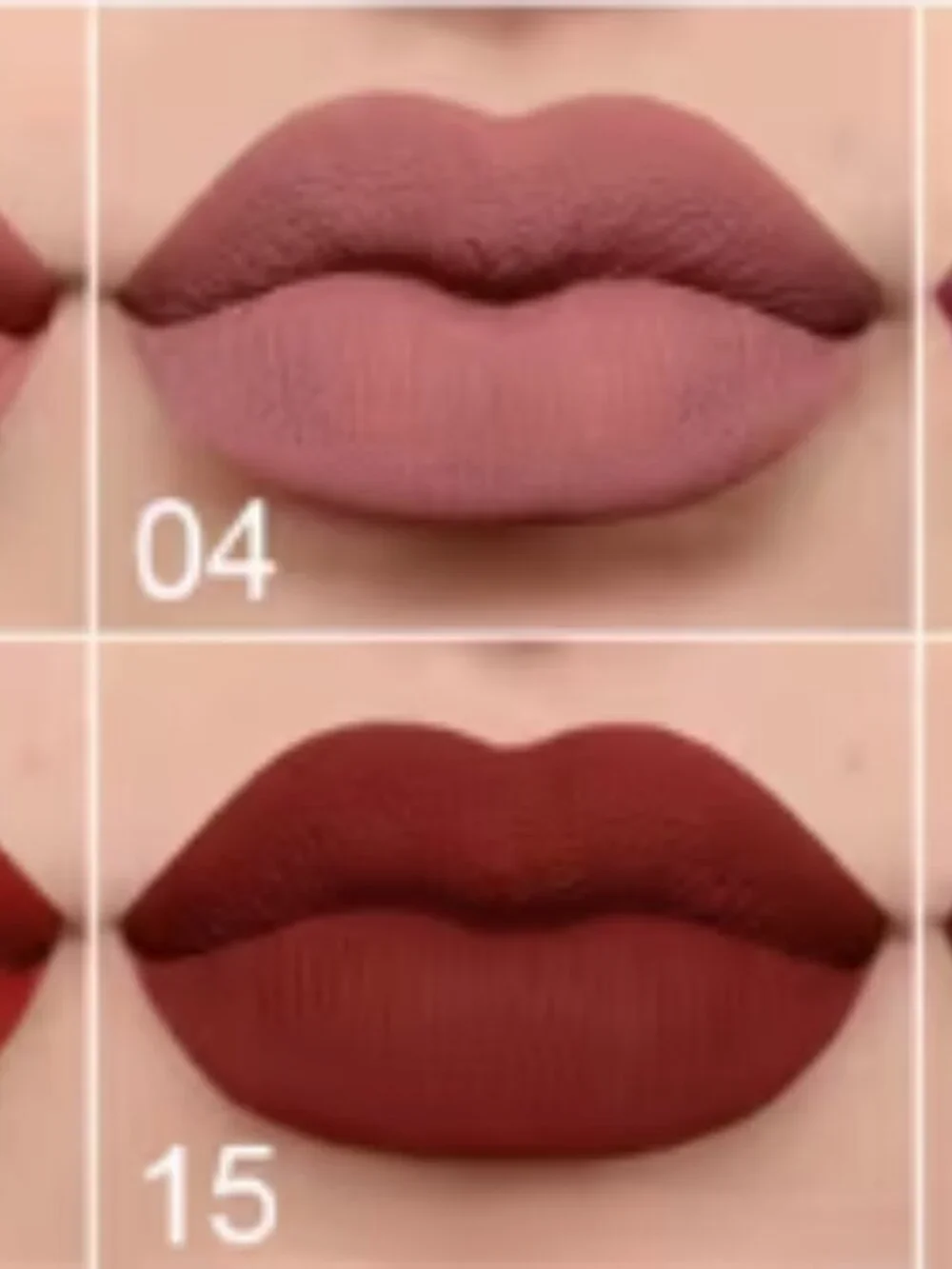 NWT-10pcs Long-Lasting Waterproof Matte Lip Gloss Set